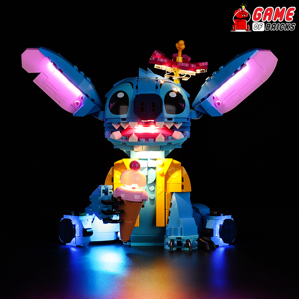 LED Light Kit for Stitch - Compatible with LEGO® 43249