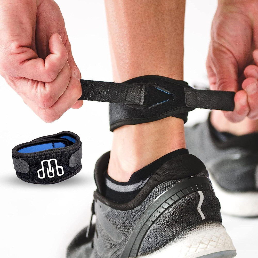 CROSSTRAP Achilles Strap | Support to Prevent Small, Black