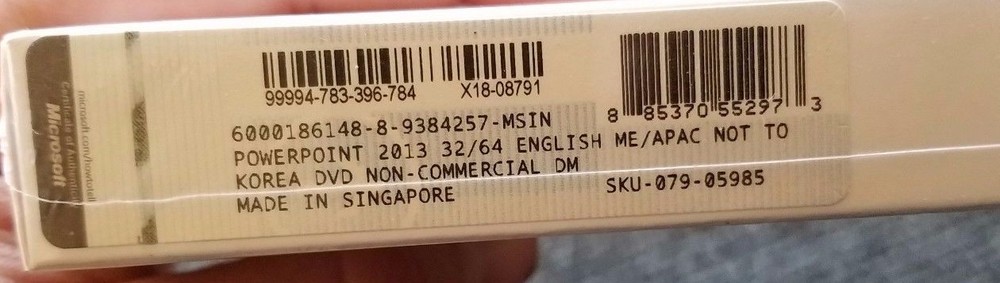 Microsoft Office 2013 PowerPoint Power Point Disc
