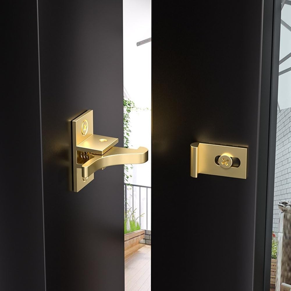 Durable Solid Brass Elbow Latch Pack – Ideal for Windows & Cabinet Doors (8 pcs)