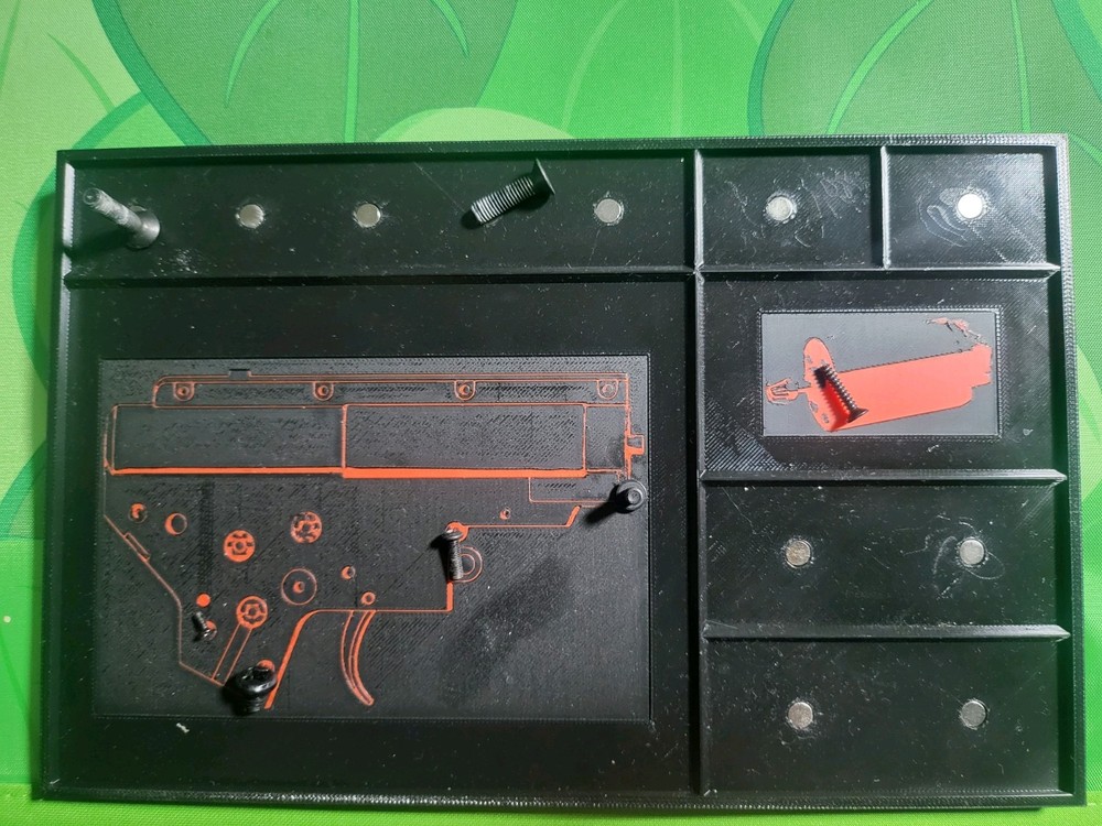 Airsoft Magnetic Screw Manager