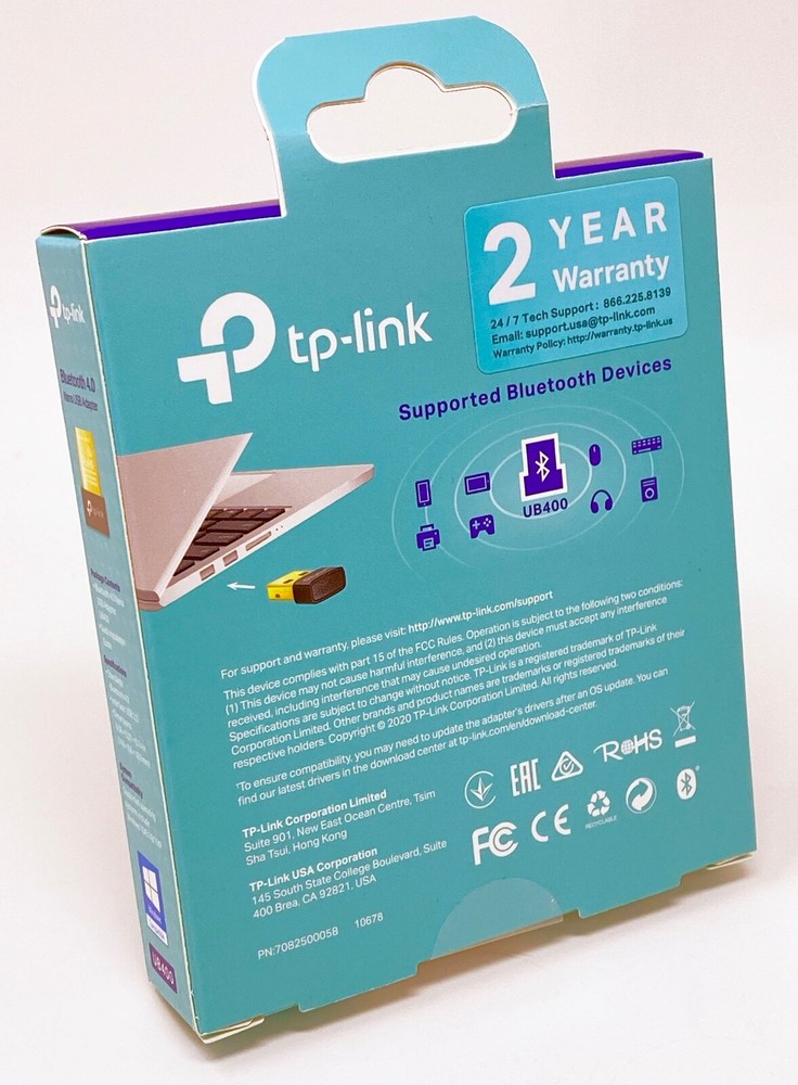 TP-LINK UB400 Bluetooth 4.0 Nano USB Adapter BNIB FREE USA SHIP