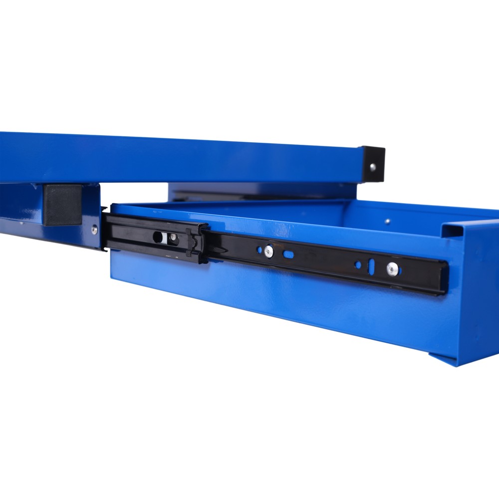 Adjustable Tear Down Work Table 220lbs Capacity Rolling Tool Table w/ Drawer