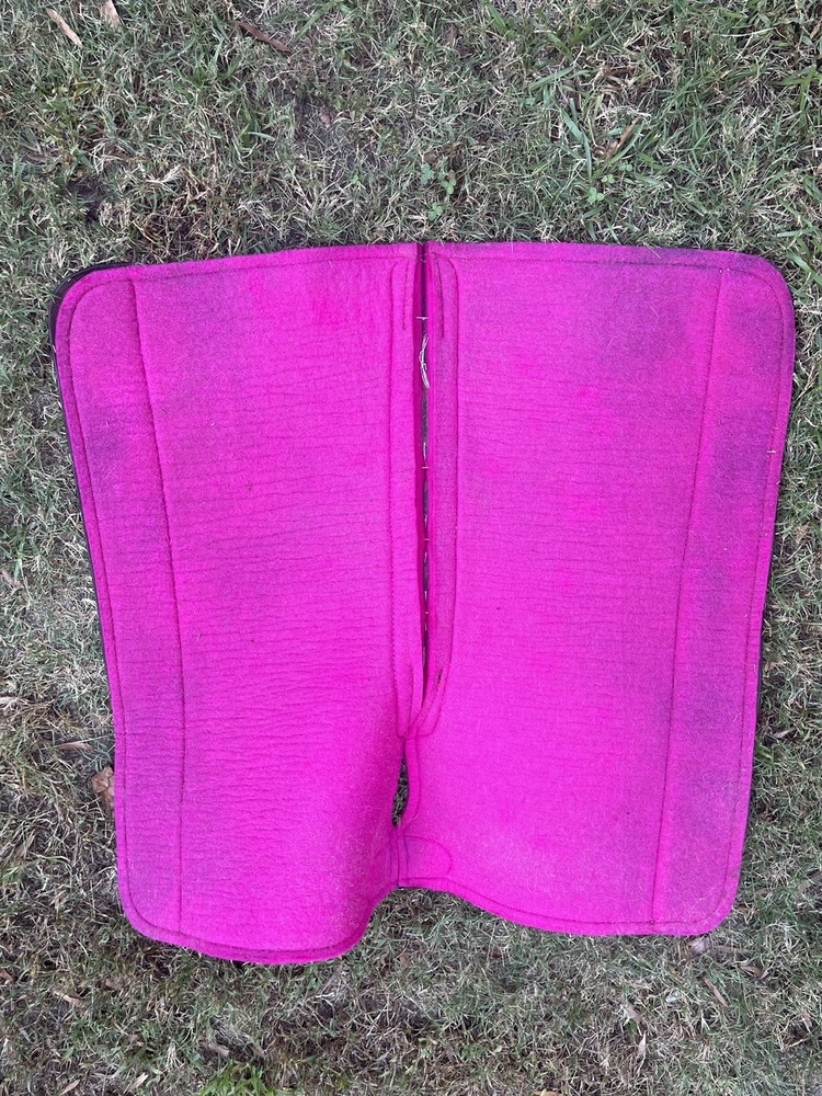 Custom Hot Pink Saddle Pad