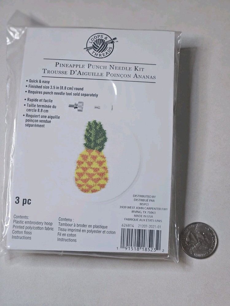 Pineapple Punch Needle Kit