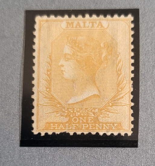 Stamps Malta Scott #3 mng with certification
