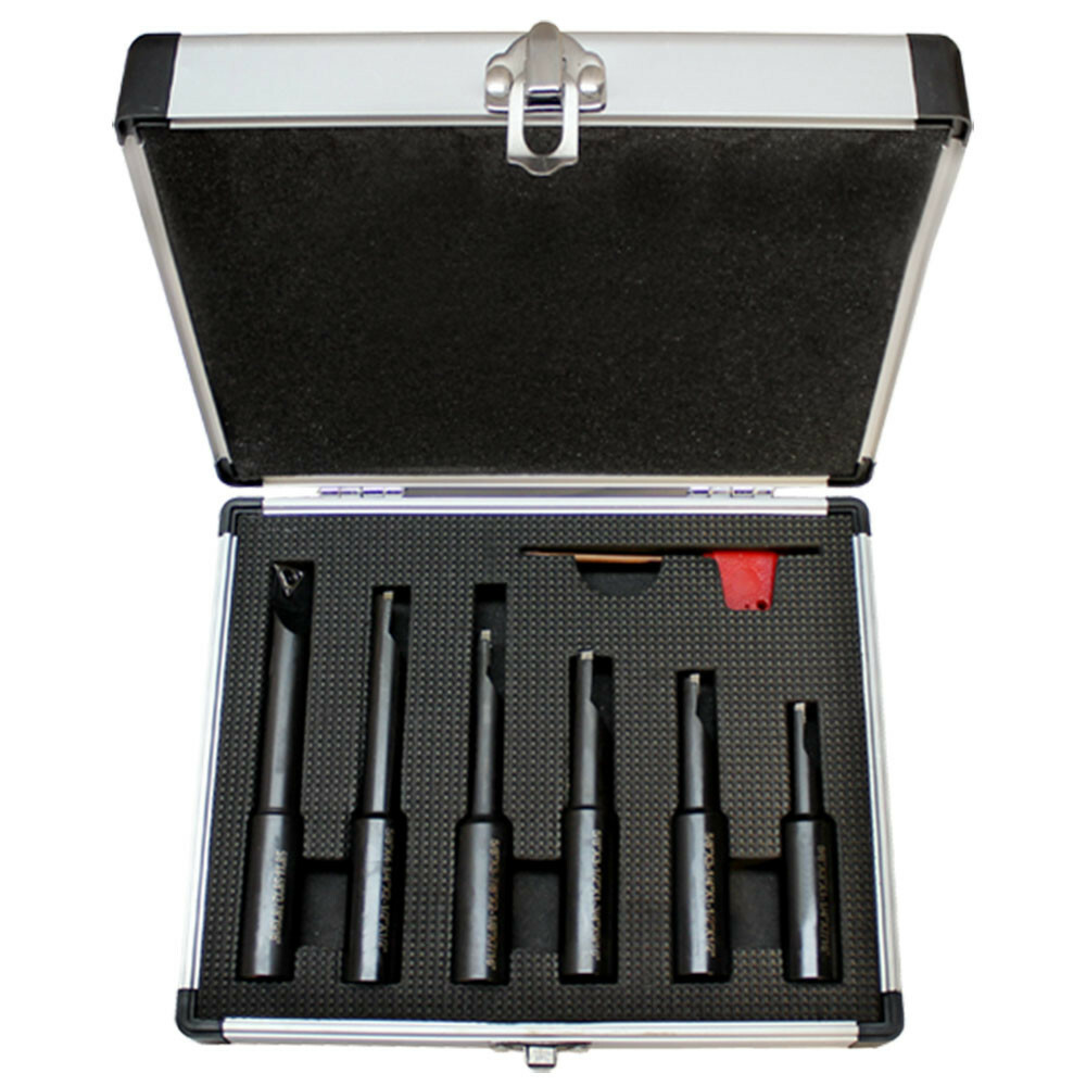 6PC 5/8'' Shank Indexable Boring Bar Set