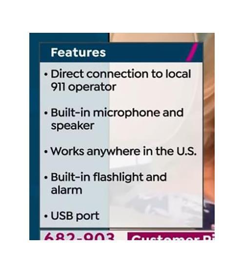 911 Help Now Auto Rescue Tool For Vehicles with 2-Way Talking, Black