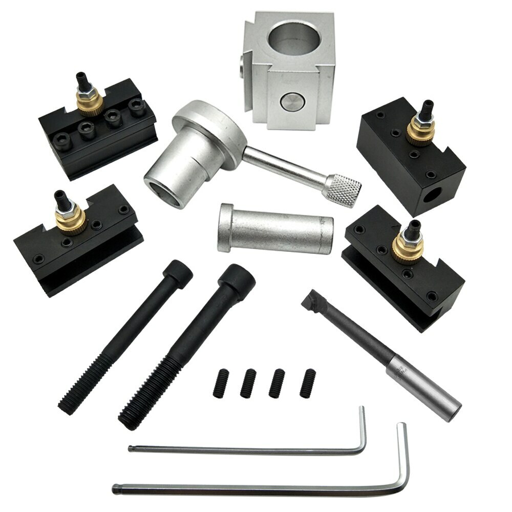 Quick Change Lathe, Column, Tool, Screw, Boring Bar, Bracket Plate Kit