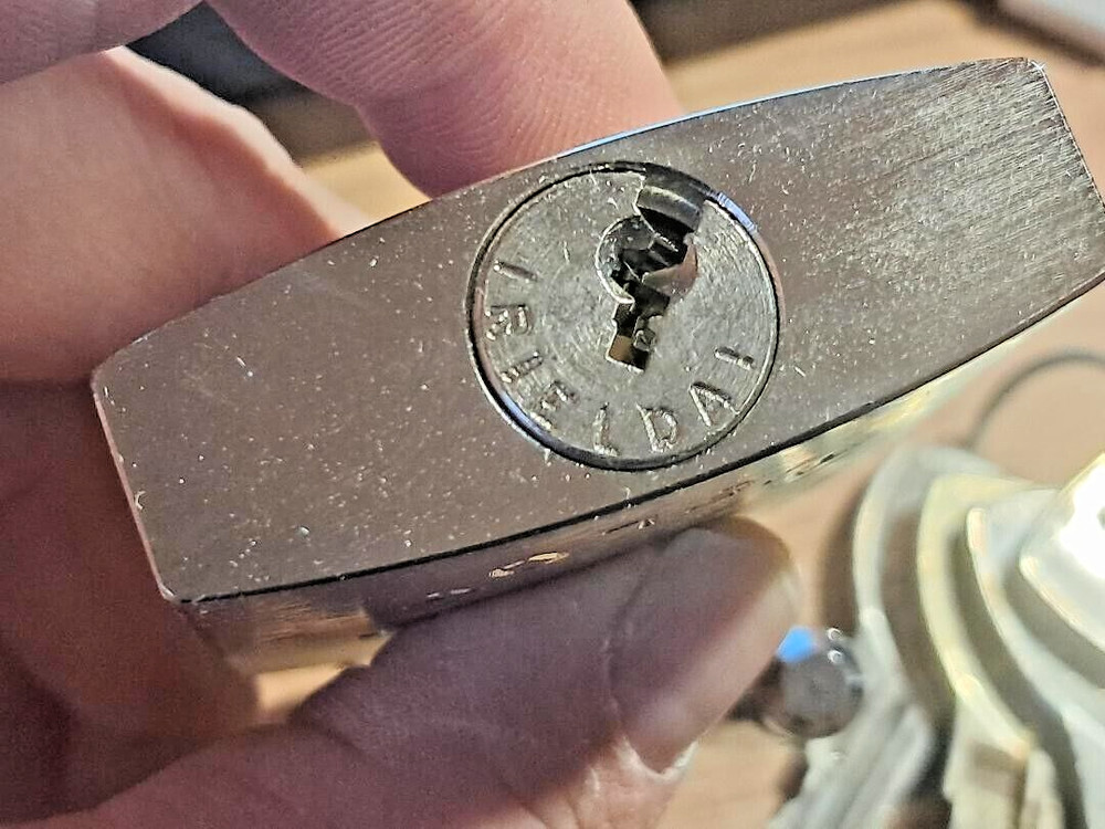 2 X RIELDA Keyed Alike Padlocks Re-programable High Security/W Key Set 3+1