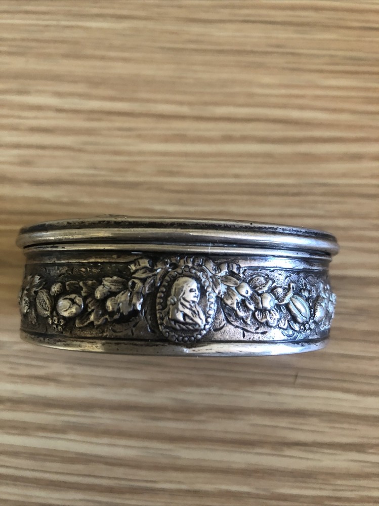 Antique Dutch Silver Snuff Box, Circa 1900
