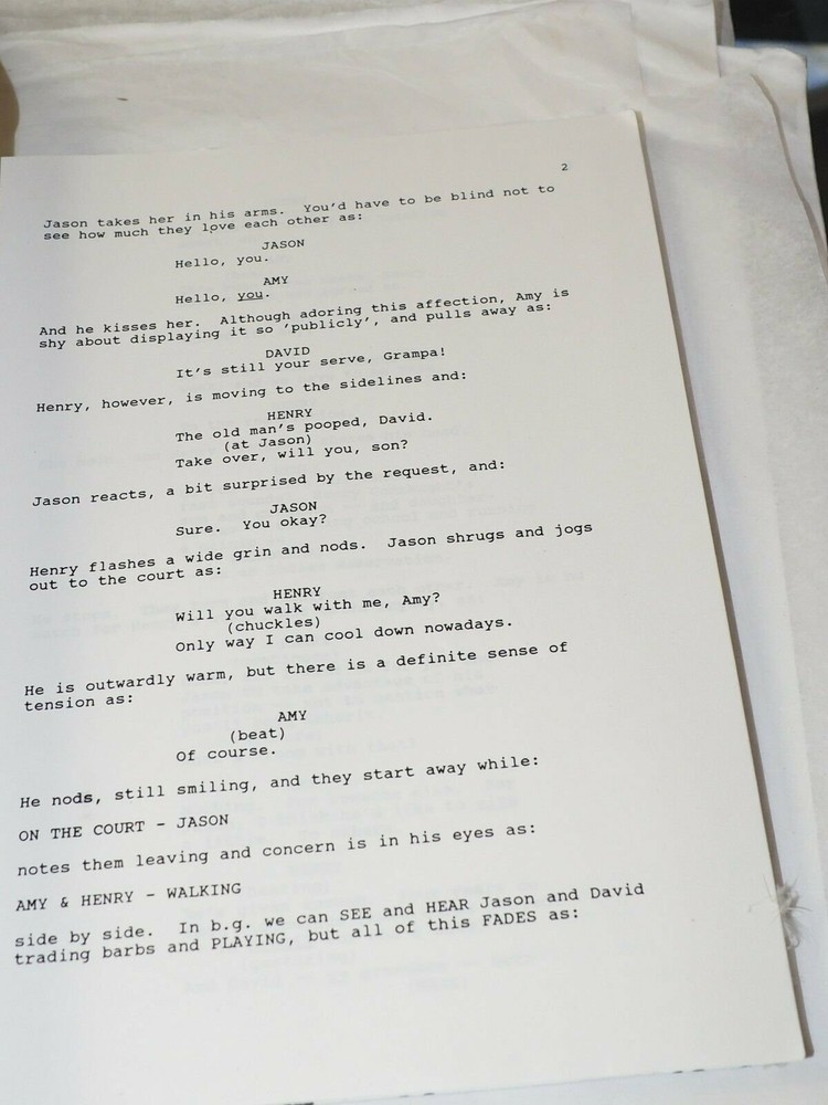 ELSEWHERE SHE TURNS 1991 Movie SCRIPT by Nick Corea