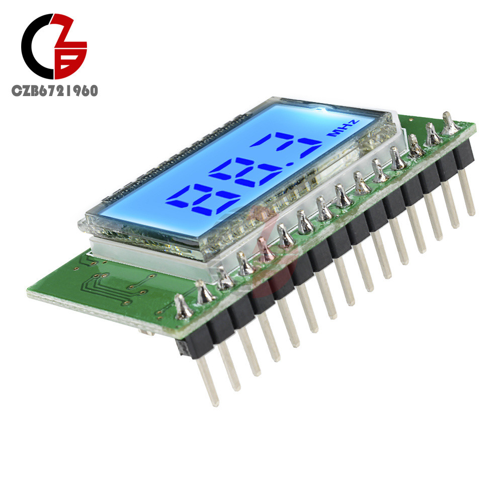 PLL LCD Digital 87-108MHZ FM Radio Receiver Module Wireless Microphone Stereo