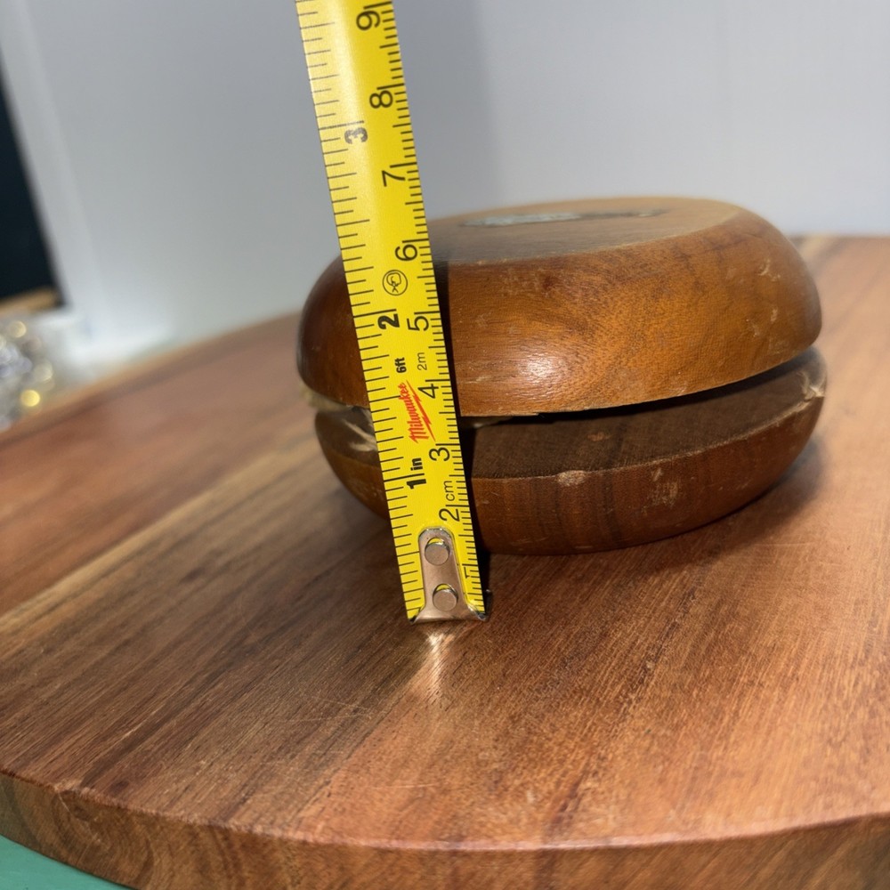 Exec-U-Toy Solid Walnut Vintage Yo-Yo Oversized 4"