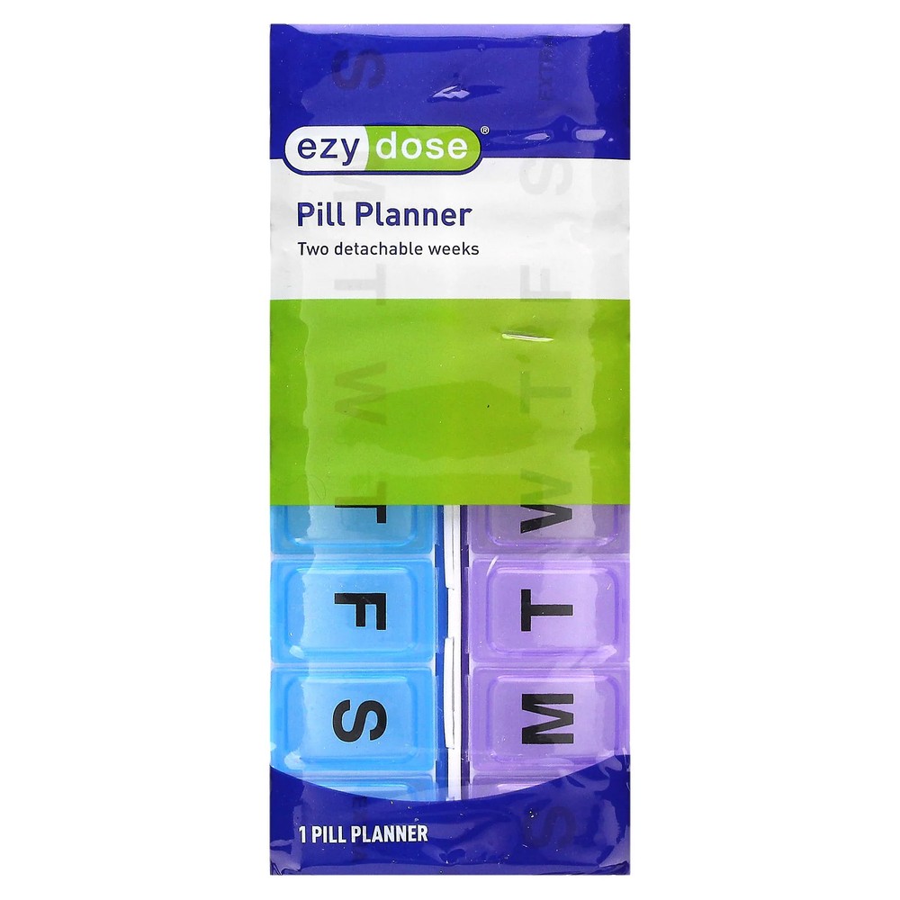 Two Detachable Weeks Pill Planner, 1 Count