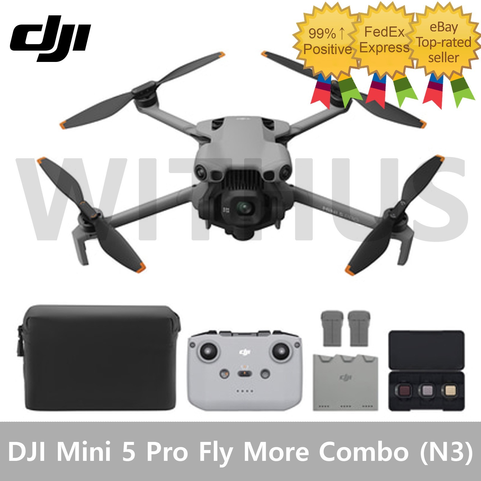 DJI Mini 5 Pro Fly More Combo (DJI N3) Camera Drone (3 Batteries)=