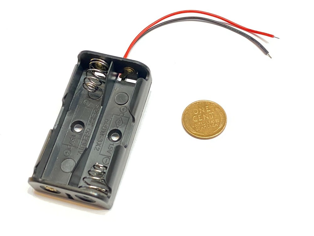 4 x AA DIY Battery Holder Case Box Base 3V Volt PCB Mount wired B23