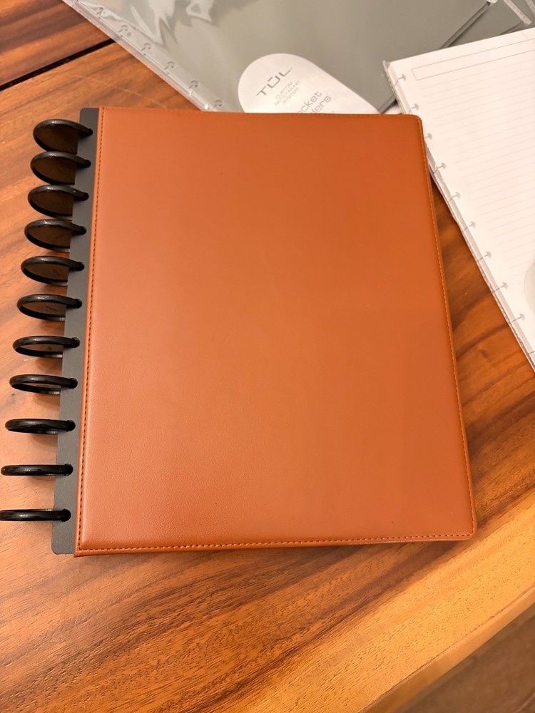 Tul 11 Disc Brown Leather Binder Bundle