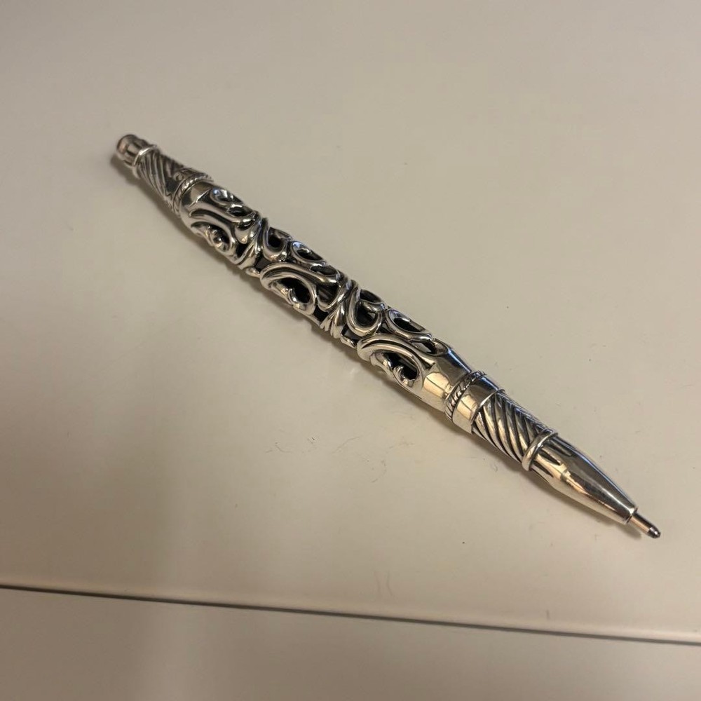Luxury 925 silver ballpoint pen
