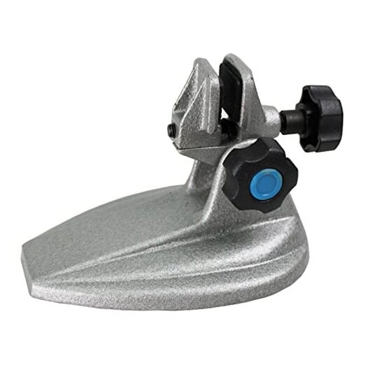 Precision Micrometer Stand Holder Base—Adjustable Cast Iron Base for 0-4"