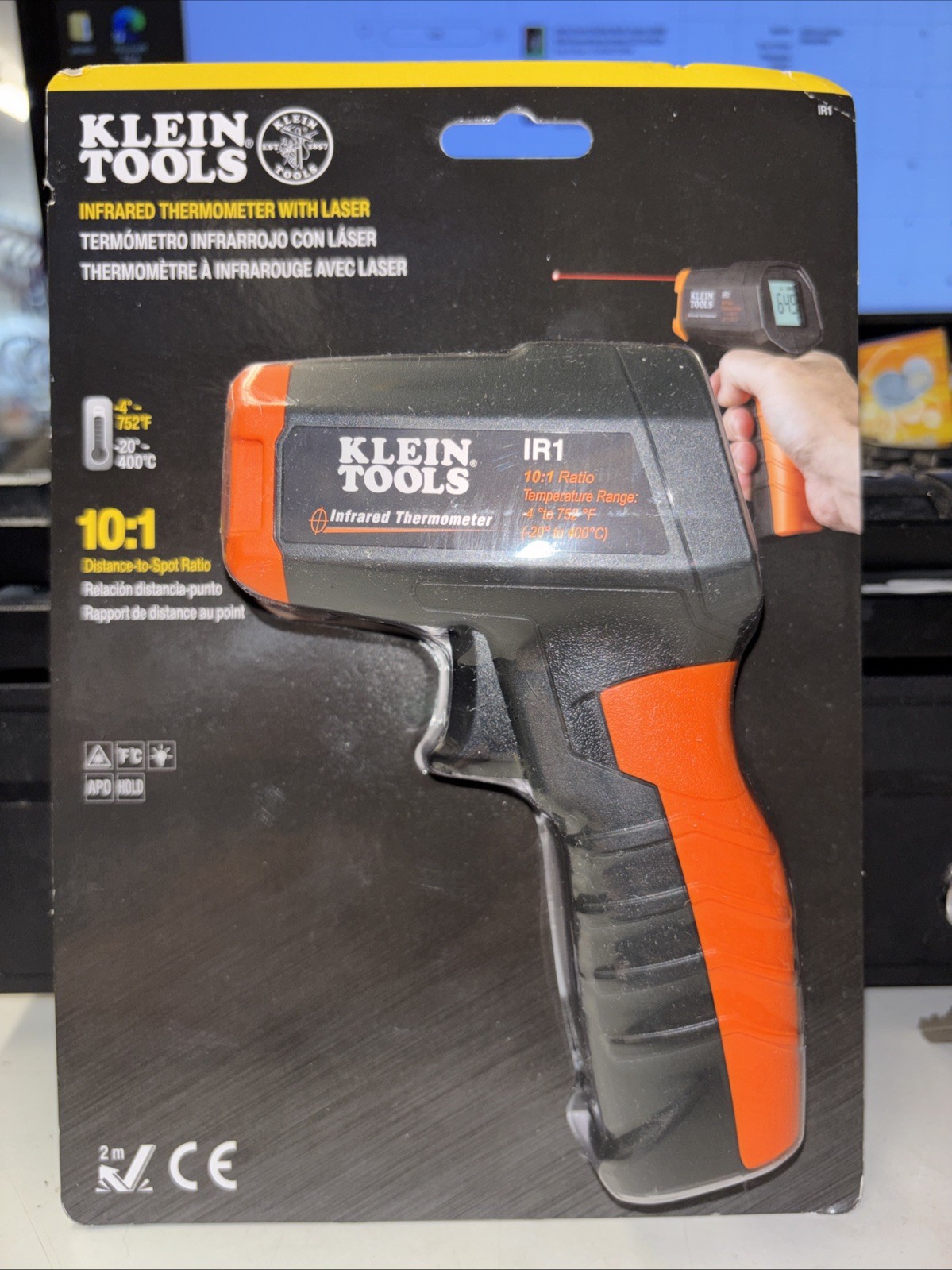 Klein Tools IR1 Infrared Thermometer With Laser