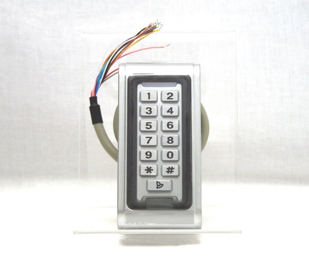 WATERPROOF Standalone Password + RFID Card Access Control Keypad - NO software