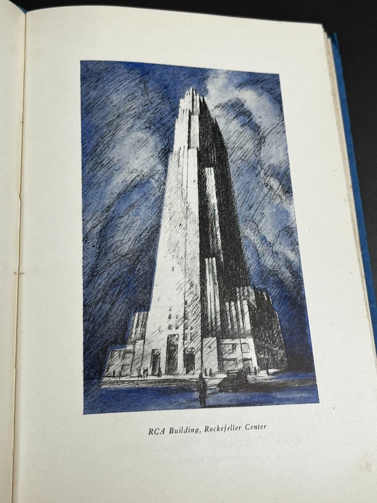 National Stamp 1934 Exhibition Guide Book RCA Building Rockefeller Center