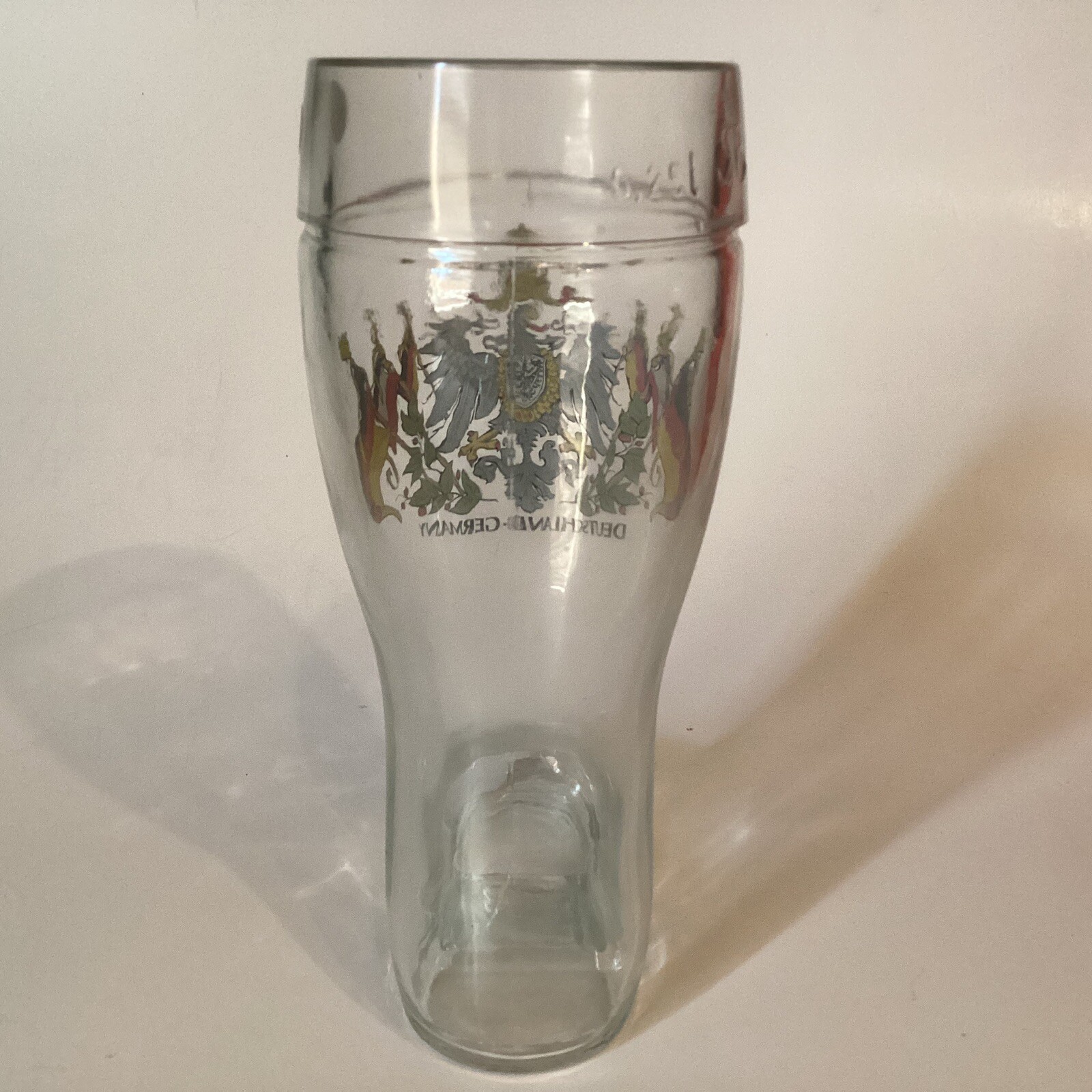 Germany Deutschland Glass Boot Mug Stein Bockling Glass