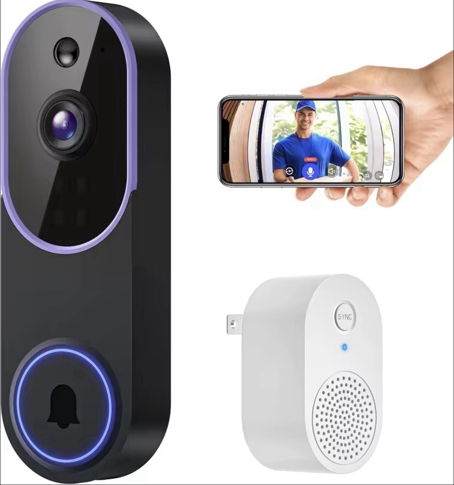 Smart Wireless Video Doorbell Camera