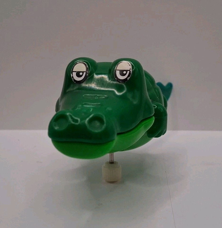 Vintage Tomy Wind Up Toys Lot Of 3 - Alligator, Seal, Teapot