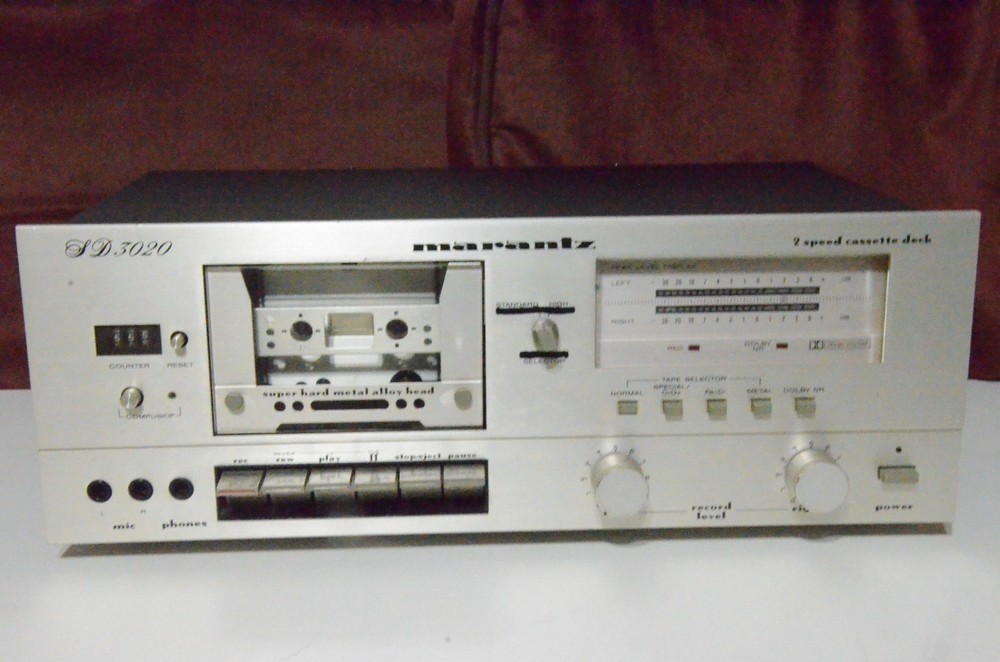 MARANTZ SD3020 STEREO CASSETTE DECK TESTED WORKS...