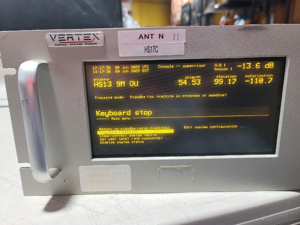 Vertex Model 7200 Antenna Control / Controller Unit P/N:800236-01J