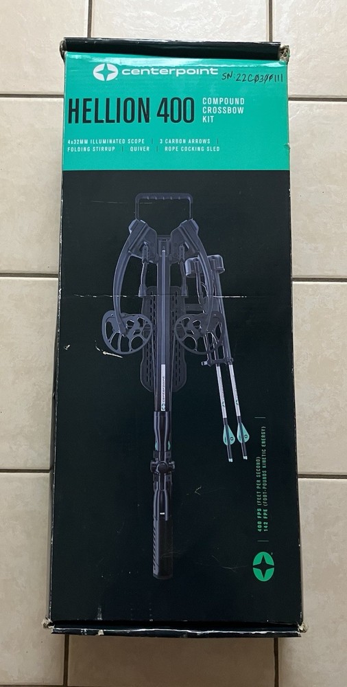 Centerpoint Hellion 400 Compound Crossbow Kit