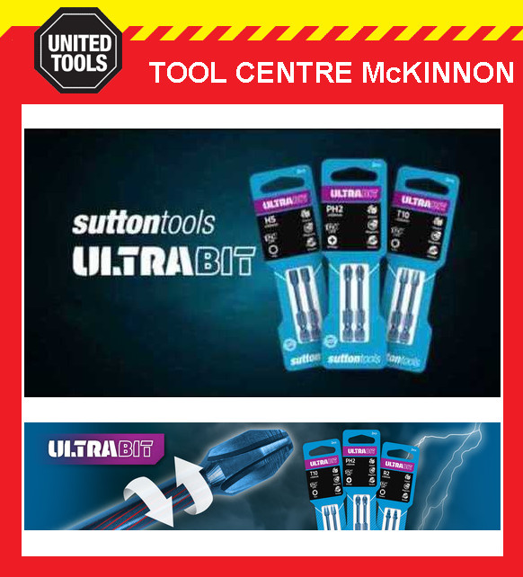 SUTTON IMPACT ULTRABIT GERMAN MADE SCREWDRIVER BITS - VARIOUS TYPES & SIZES
