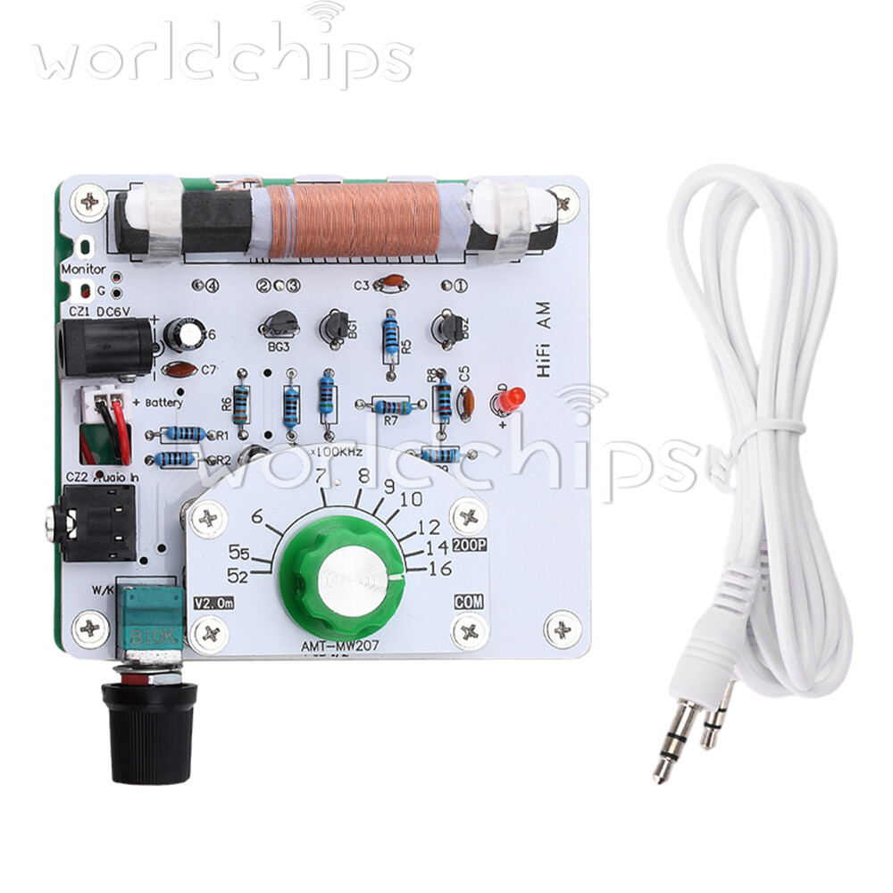 525~1605kHz Medium Wave AM Radio Transmitter DIY Circuit Board Radio Module 6V