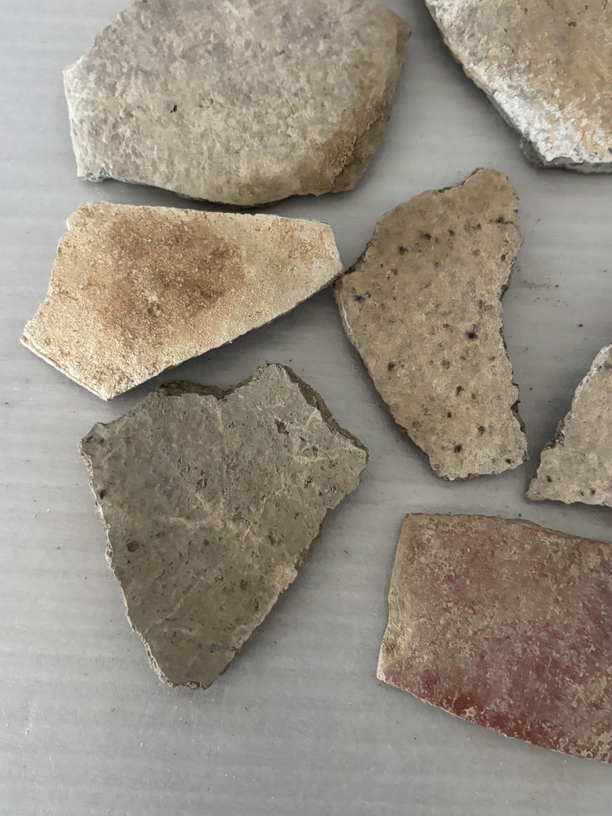 12 Ancient Anasazi Native American Pottery Shards 2” - 4” Arizona L6-D FREE SHIP