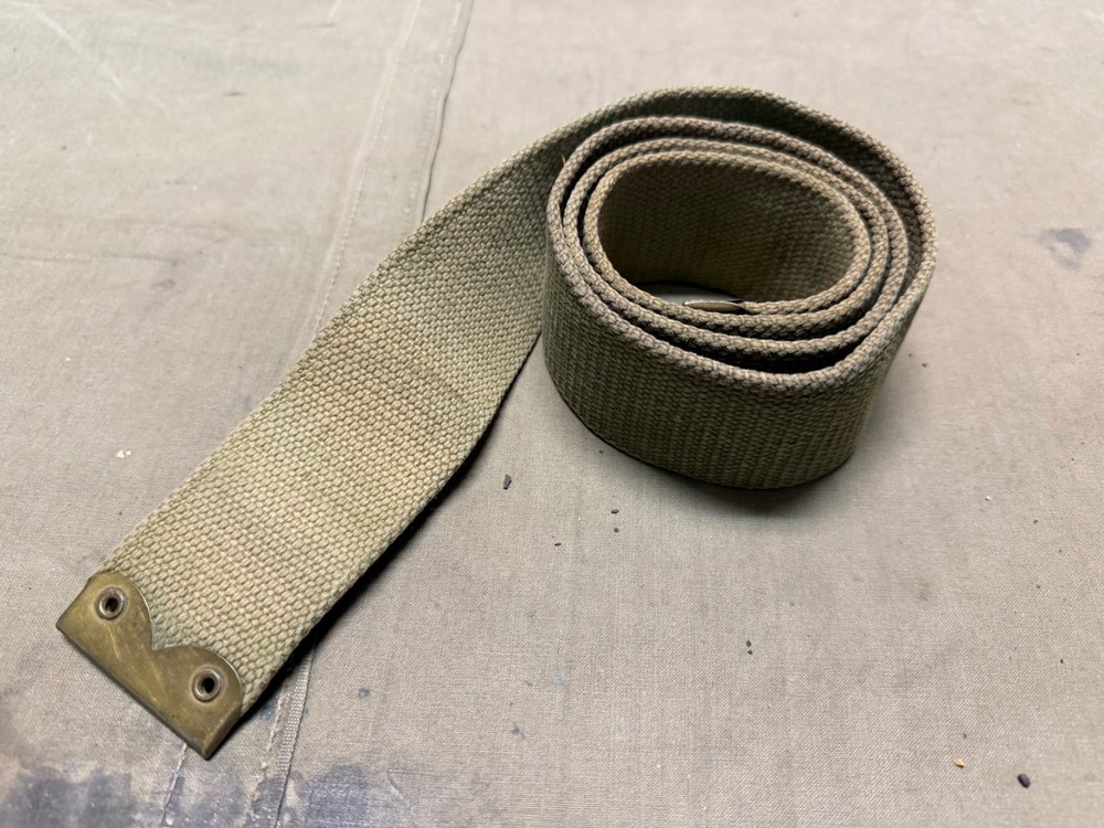 ORIGINAL WWII US ARMY INFANTRY M1 GARAND RIFLE AMMO BELT REAR WEB EXTENSION BELT