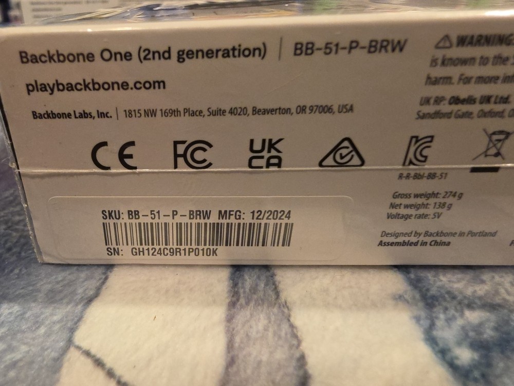 Backbone One USB-C Mobile Gaming Controller for Android & iPhone - Black