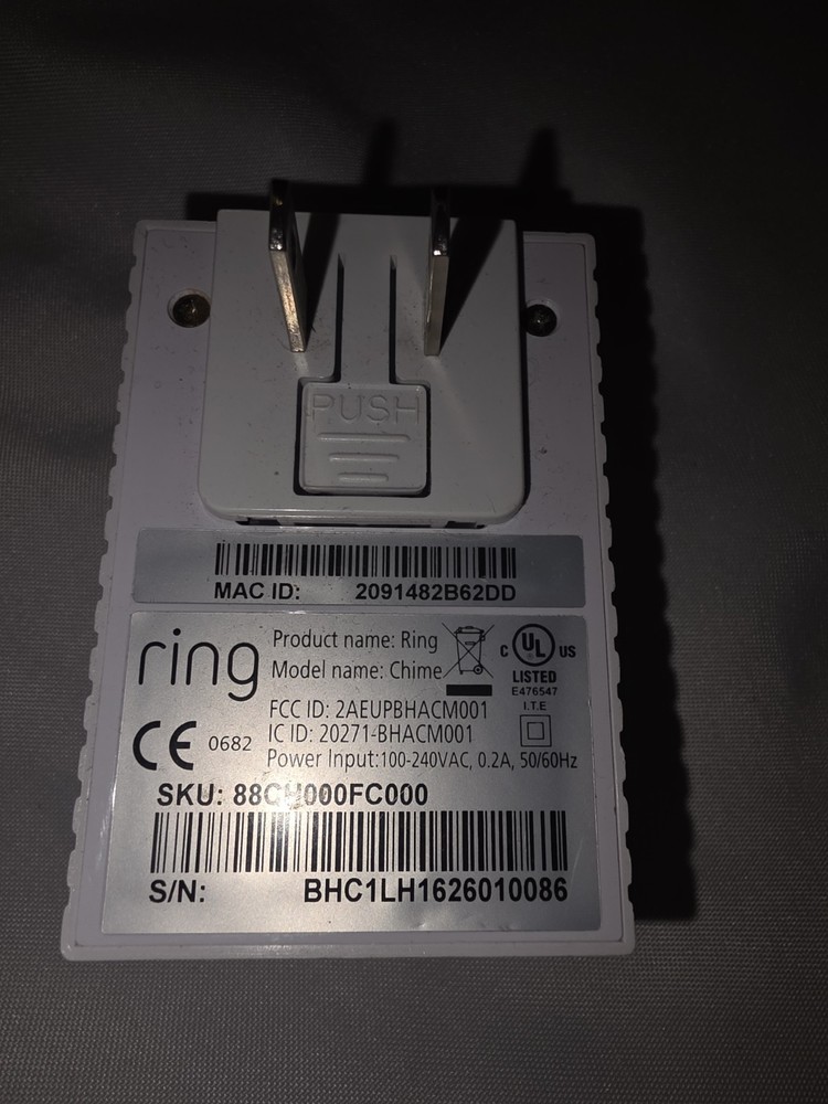 Ring Chime Plug-in Indoor White 88CH000FC000