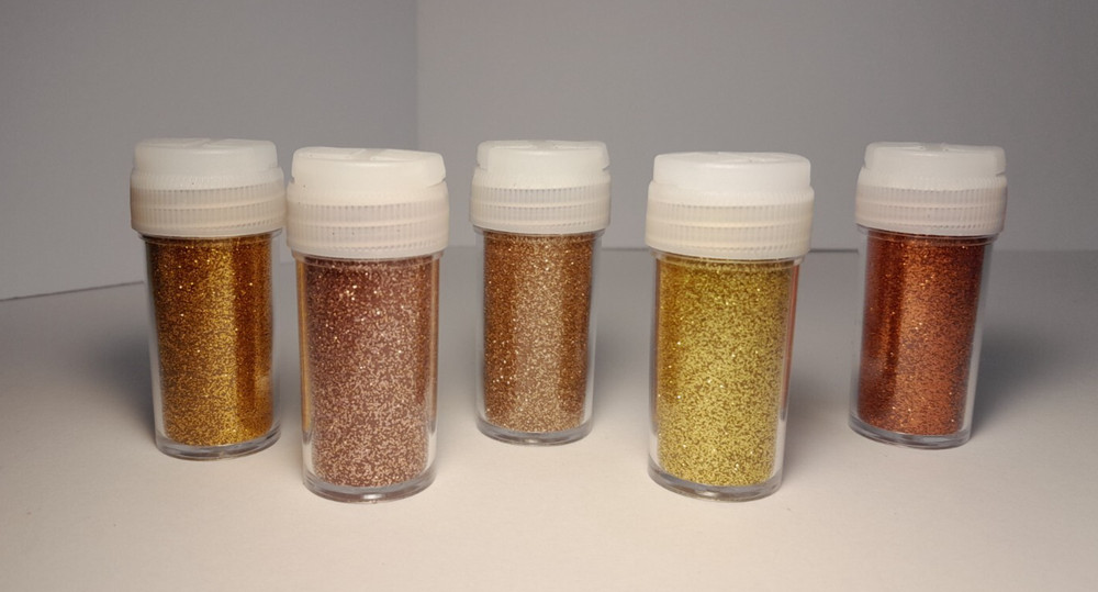 Glitter Shakers, 18-Pack, Assorted Glitter, Fine Glitter