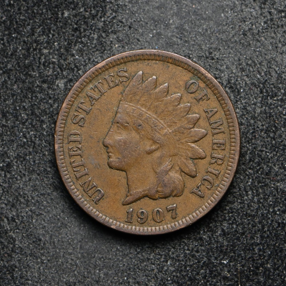 1907 Indian Head Cent (bb14751)