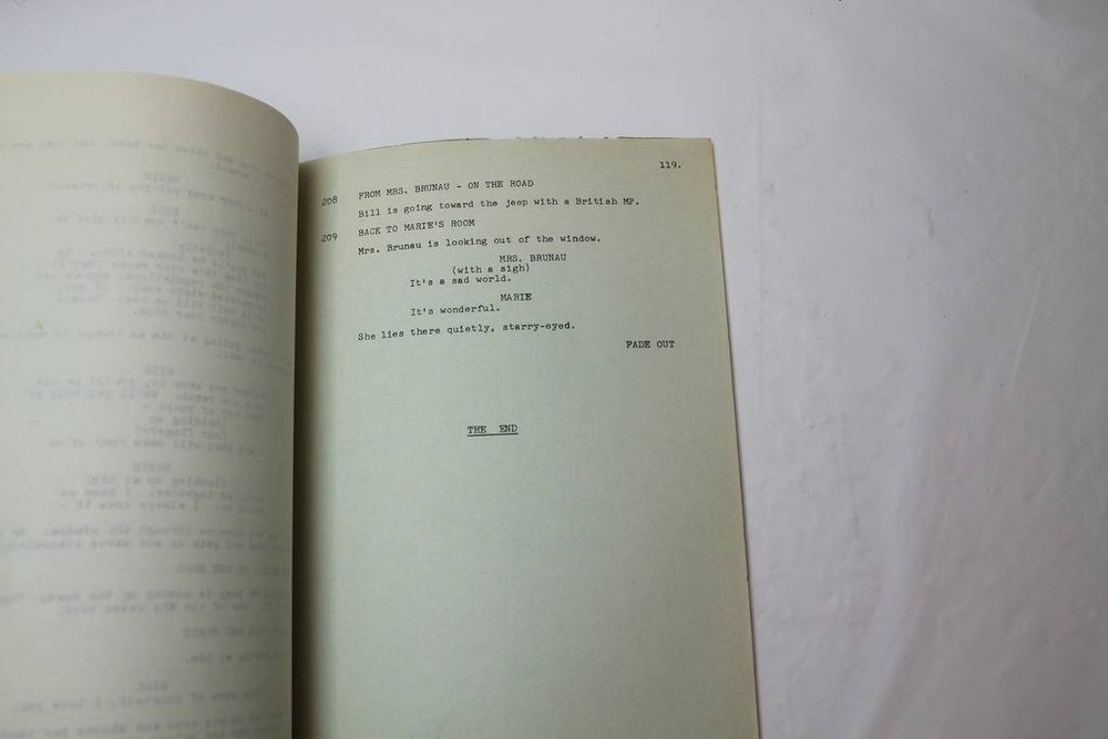 SECOND CIRCLE / Talbot Jennings 1960's Unproduced Screenplay
