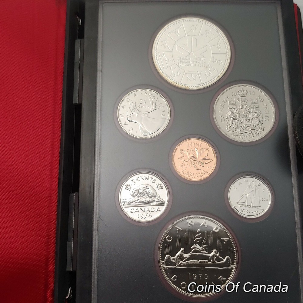 1978 Canada 7 Coin Prestige Silver Dollar Specimen Set ORIGINAL! #coinsofcanada
