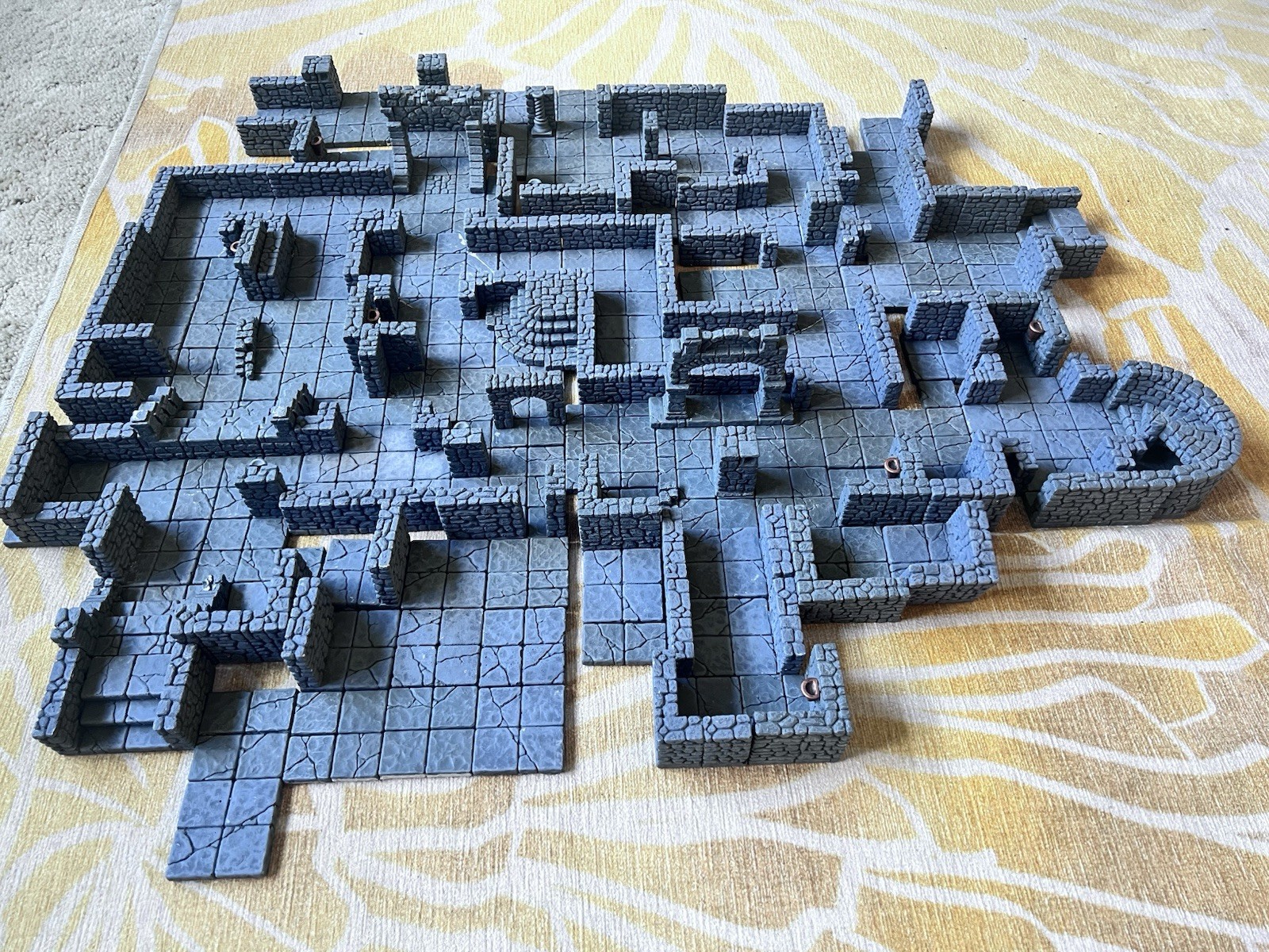 Handmade Dungeon Terrain Lot Tile Set (similar To Dwarven Forge) D&D Dragons 5e