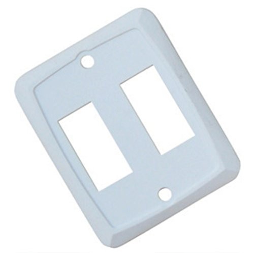 Valterra DG201VP DOUBLE SWITCH PLATE WHITE