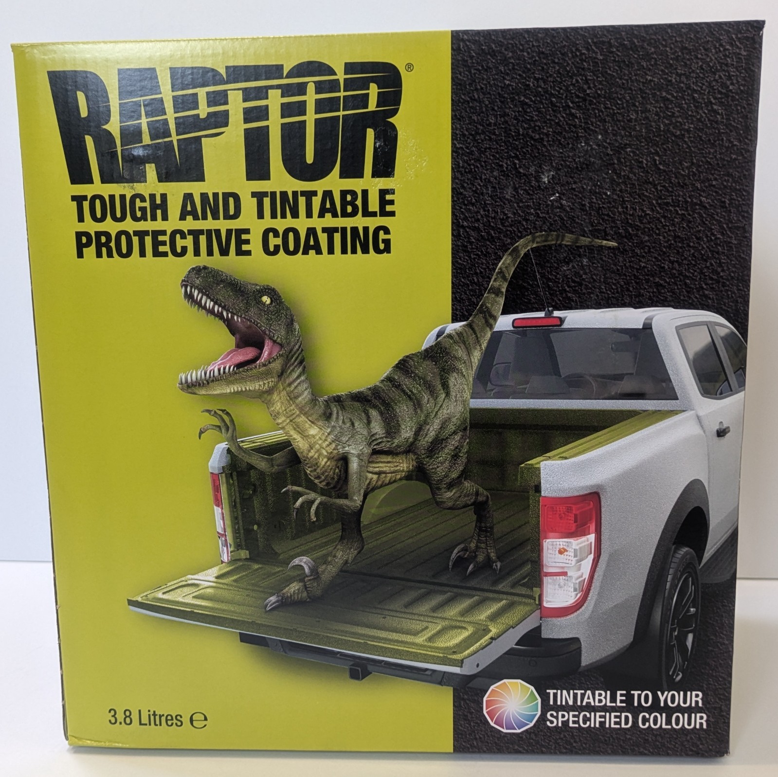 U-POL UP0821 Raptor Tintable Spray-On Truck Bed Liner Coating, 1 Gallon