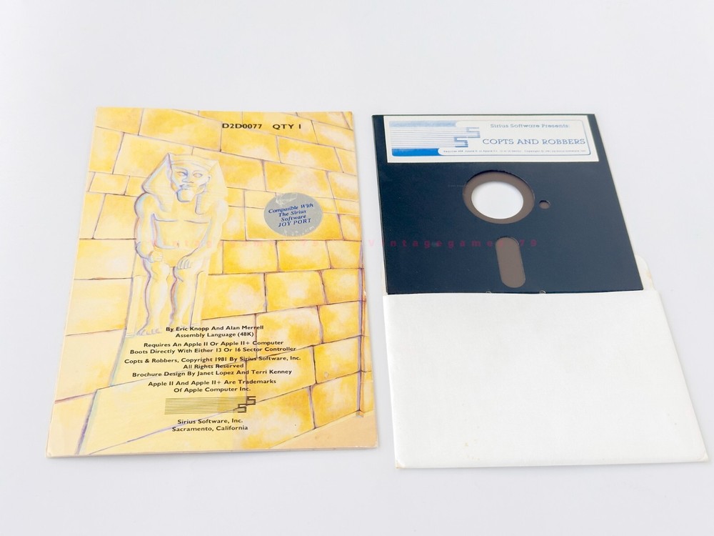 Copts & Robbers - Sirius Software - 1981 / Apple II