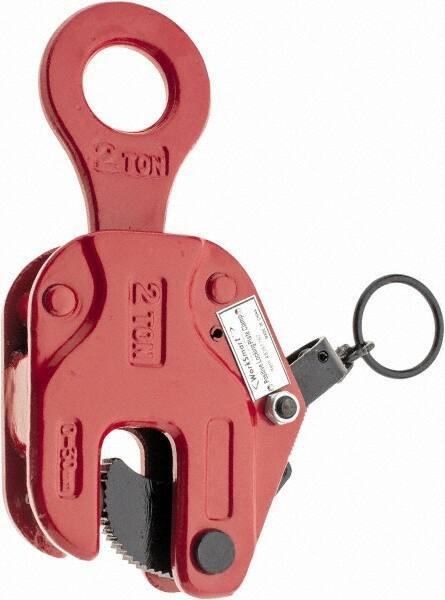 PRO-SOURCE 4,000 Lb Capacity Locking E Lifting Clamp: 1-1/4" Maximum Grip