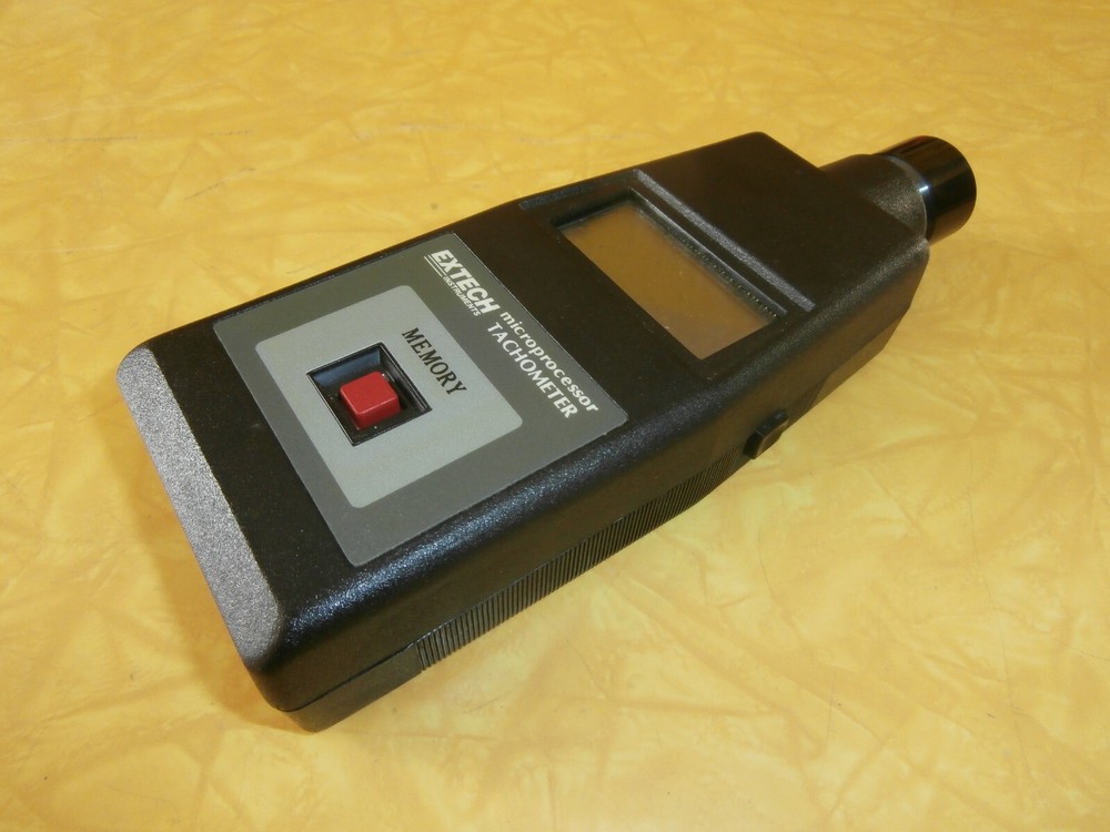 Extech Microprocessor Digital Photo Tachometer and Case