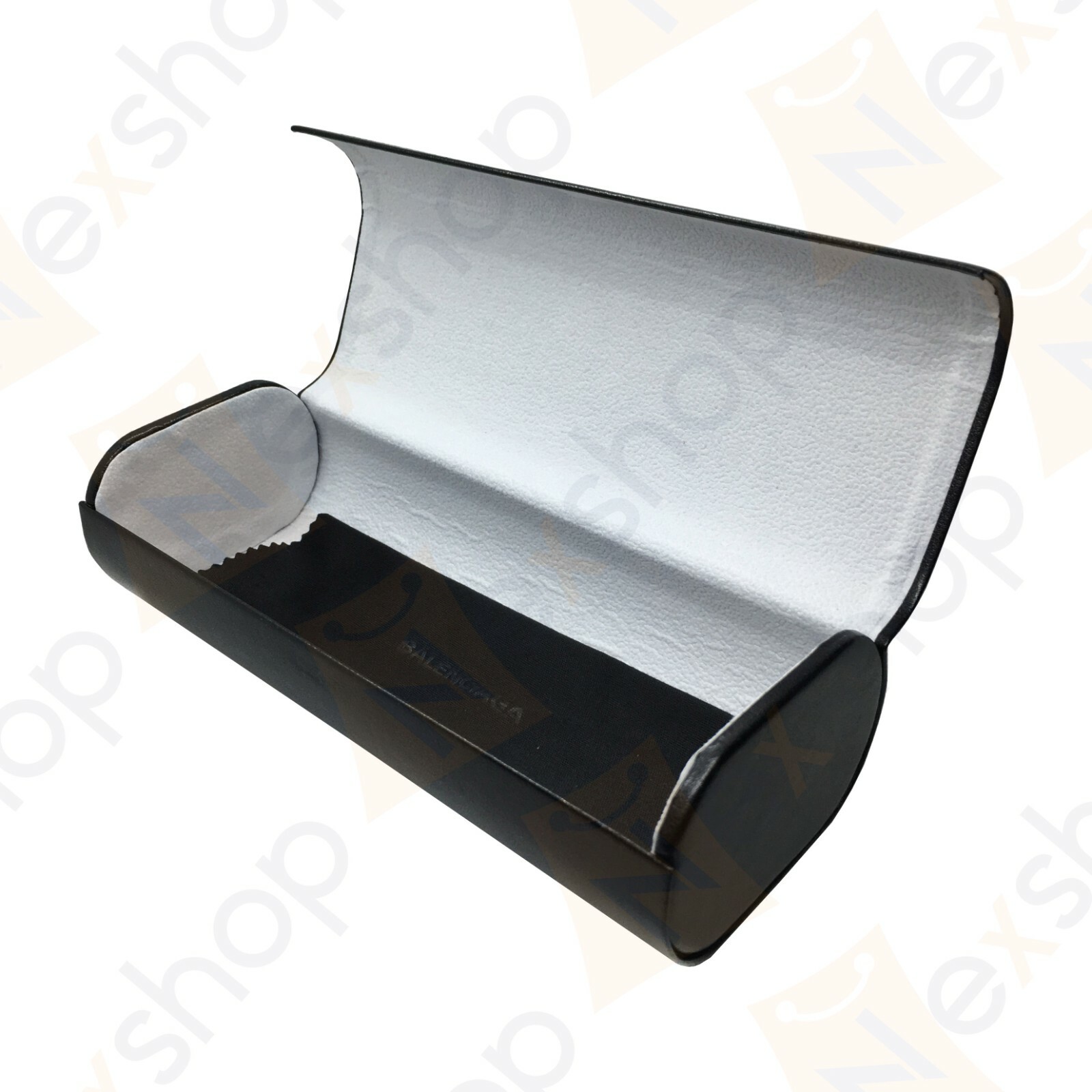 Balenciaga Sunglasses Eyeglasses Leather Hard Case w/ Cleaning Cloth & Gift Box